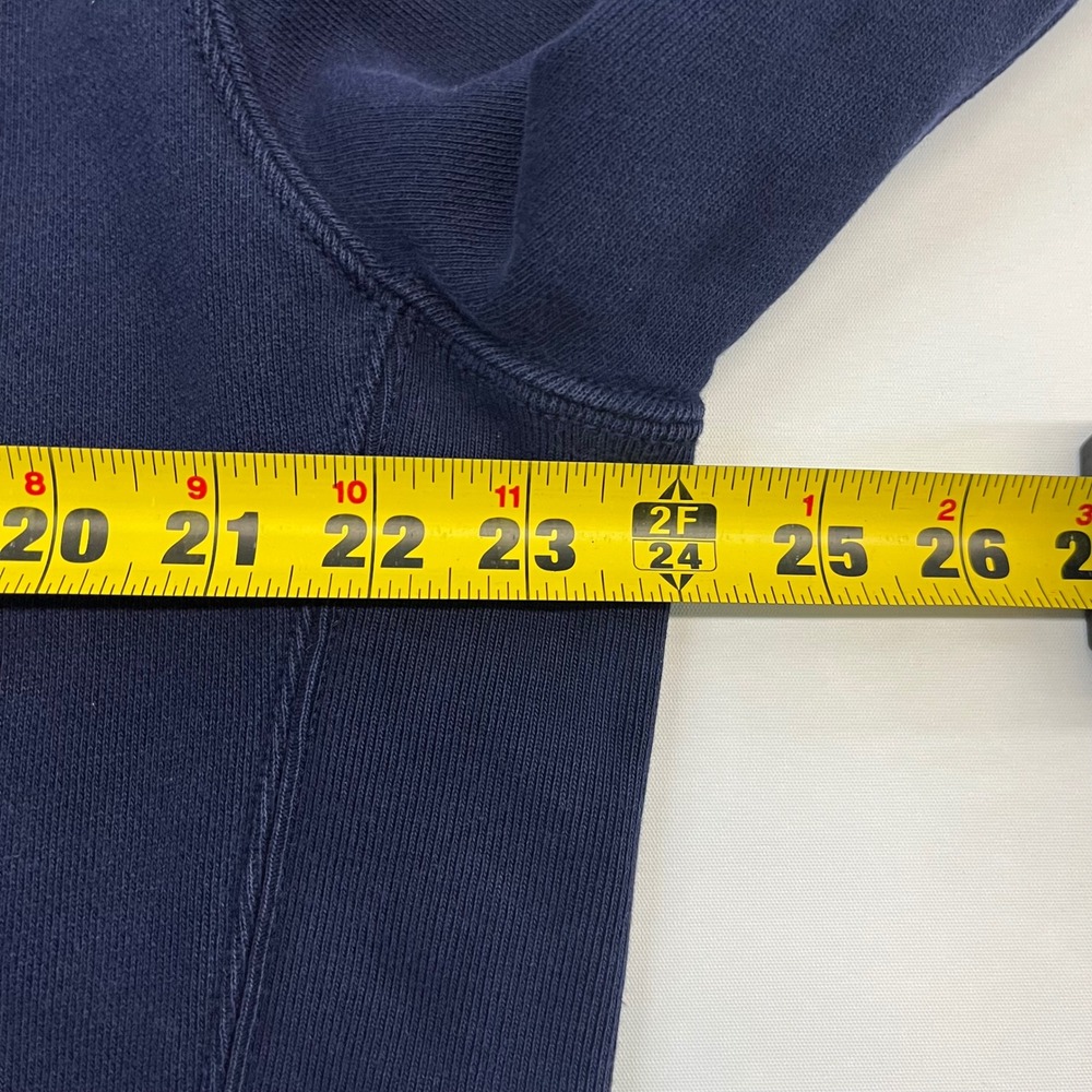 Polo Ralph Lauren Sweatshirt Mens Navy Blue Embroidered Pony Preppy L Pullover - Picture 3 of 11